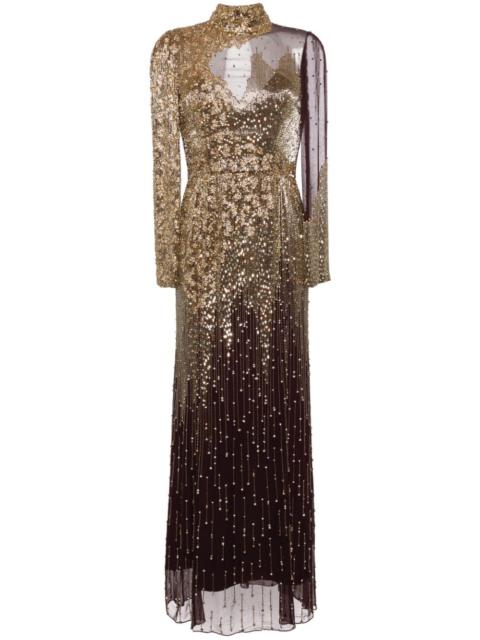 JENNY PACKHAM Starman sequin embellished gown
