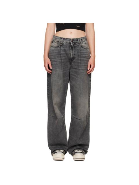 SSENSE Exclusive Gray Wayne Articulated Knee Jeans