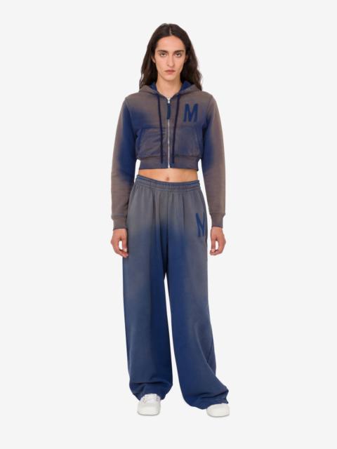 Moschino PRINTED ORGANIC COTTON FLEECE PANTS