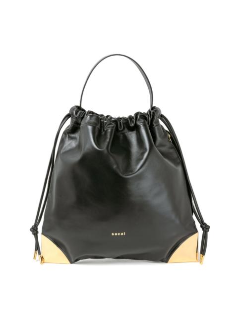 sacai Corner Metal Drawstring Bag