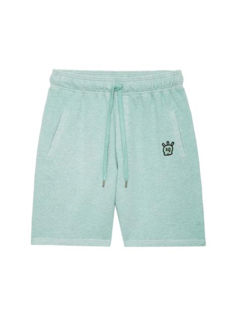Zadig & Voltaire Party Skull cotton shorts
