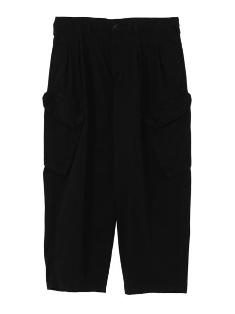 Yohji Yamamoto 12 TUCKS WORK PANTS (BLACK)