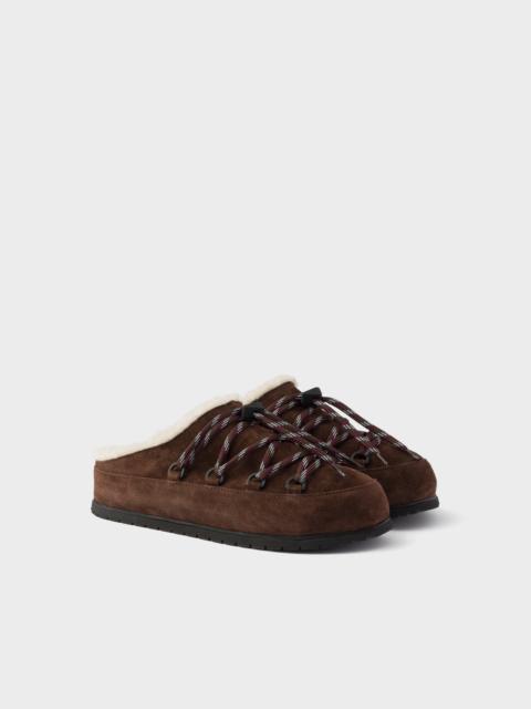 Prada Suede mules