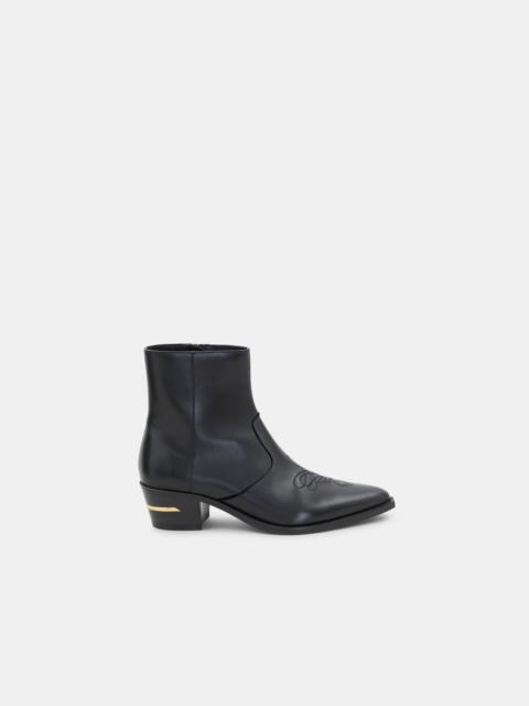 AMIRI LEATHER RYDER BOOT