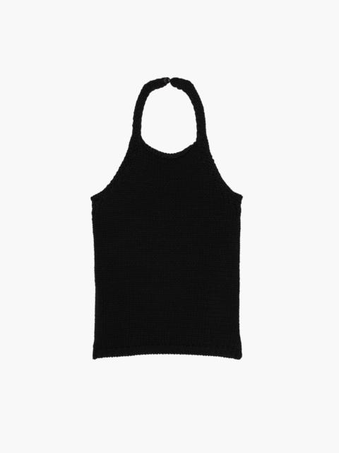 RÓHE CHUNKY KNIT HALTER TOP