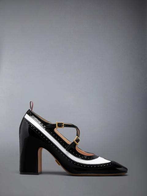 Thom Browne LEATHER CRISS CROSS THOM JOHN 75MM