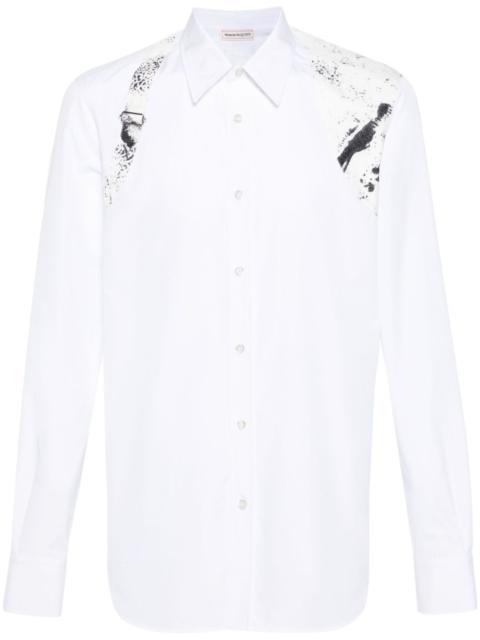 Alexander McQueen Fold Harness cotton shirt