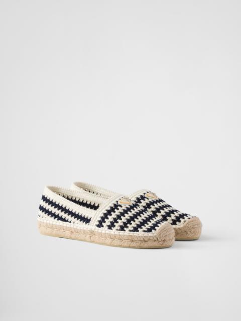 Prada Crochet espadrilles