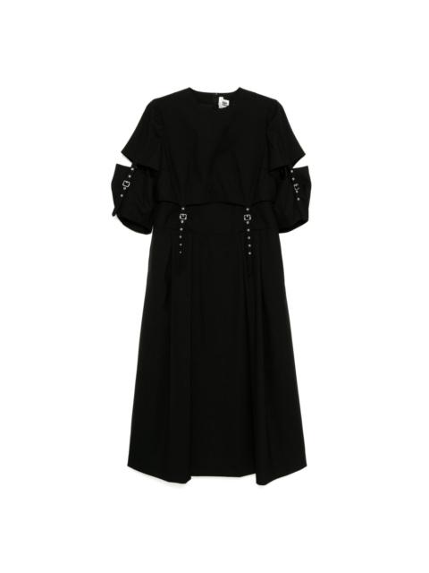 Noir Kei Ninomiya slashed-sleeves dress