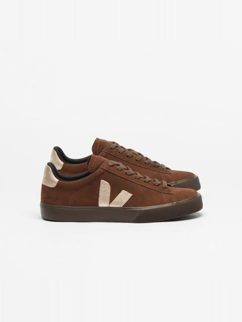 VEJA CAMPO SUEDE WALNUT PLATINE EAGLE