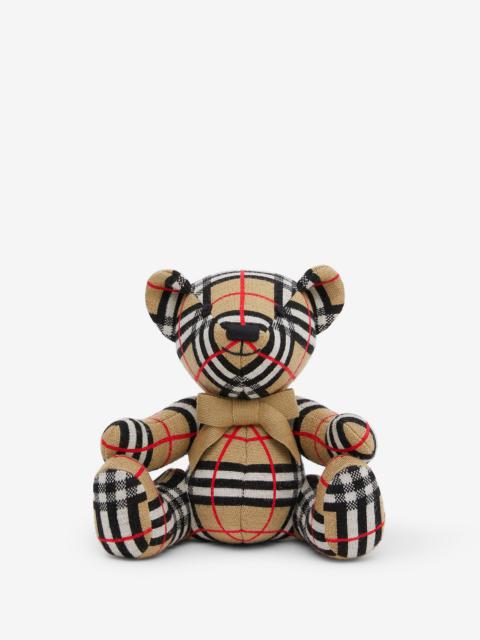 Burberry Check Wool Thomas Bear