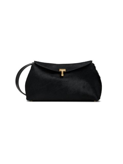 TOTEME Black T-Lock Pony Hair Clutch