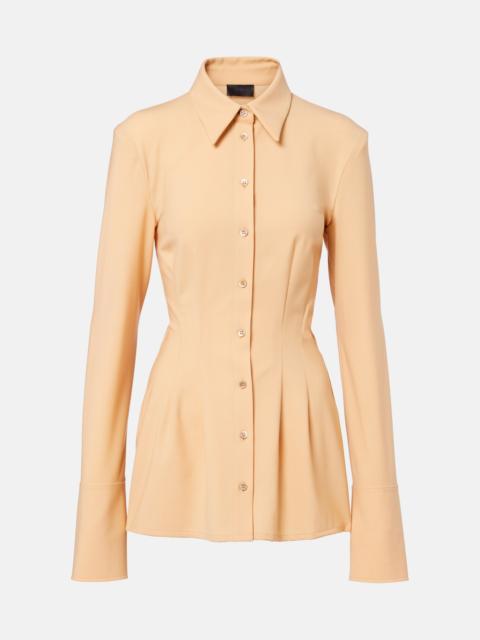MUGLER Pleated shirt
