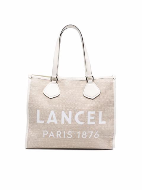 LANCEL logo-print tote bag