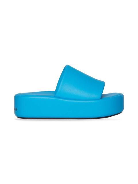 BALENCIAGA Women's Rise Sandal in Blue