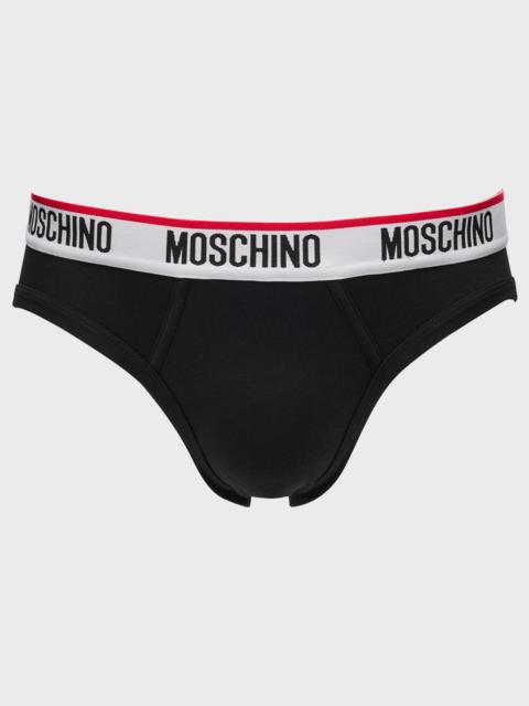 Moschino Men's 2-Pack Logo Briefs