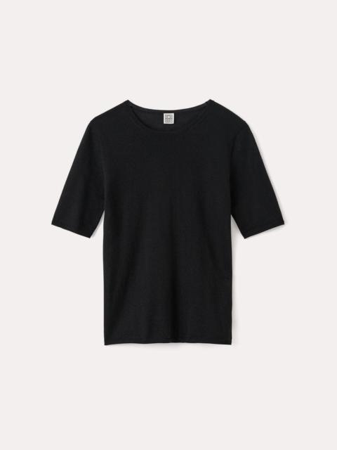 Totême Thin cashmere tee black