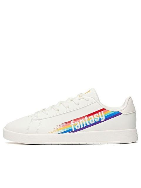 ANTA (WMNS) ANTA Skateboarding Series Sneakers 'White with Rainbow' 122038061-2