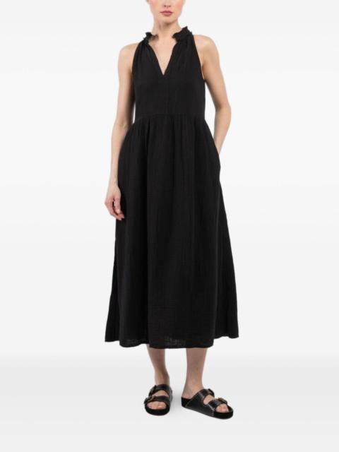 XÍRENA frill-neck sleeveless dress