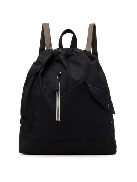 Nanamica Black 2-Way Backpack
