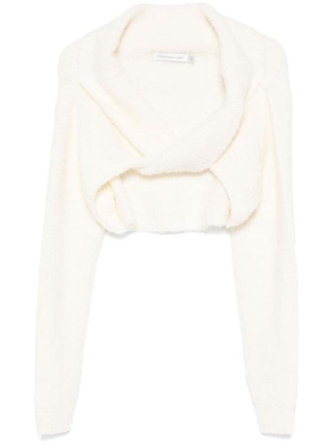 CHRISTOPHER ESBER bouclé shrug