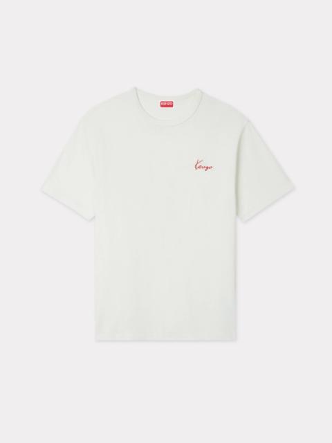 KENZO 'KENZO Archive Rose' embroidered outlined T-shirt in cotton