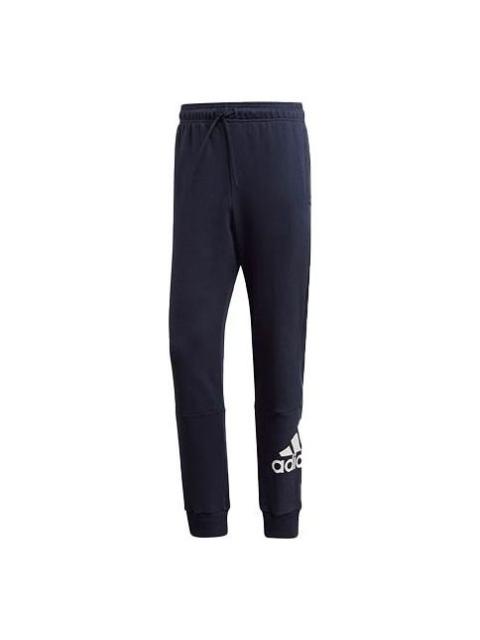 adidas adidas logo Printing Casual Bundle Feet Sports Pants Blue FS4629