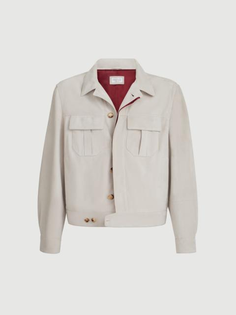 Brunello Cucinelli Suede outerwear jacket