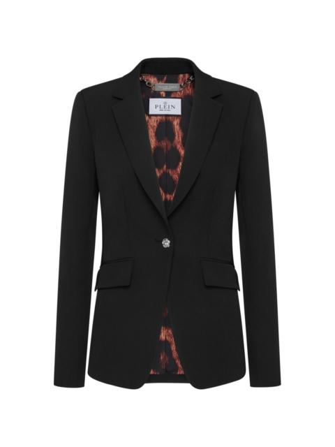 PHILIPP PLEIN crystal-skull blazer