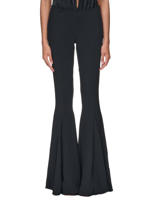 Blumarine Cady Bell-Bottom Pants