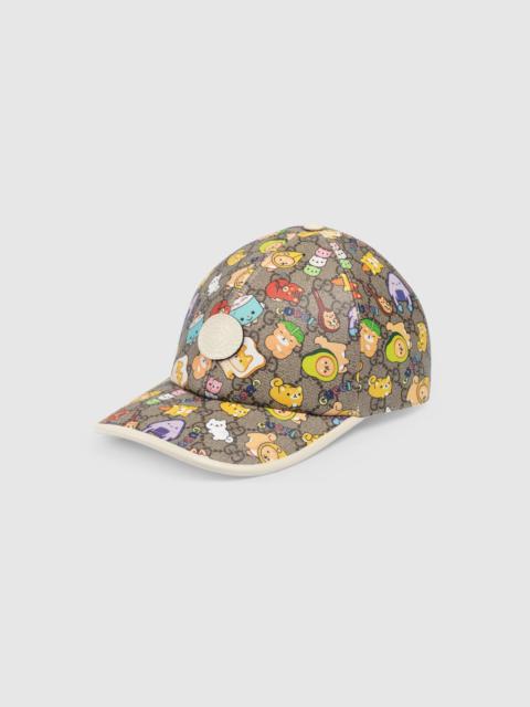 GUCCI Gucci animal print Supreme baseball hat