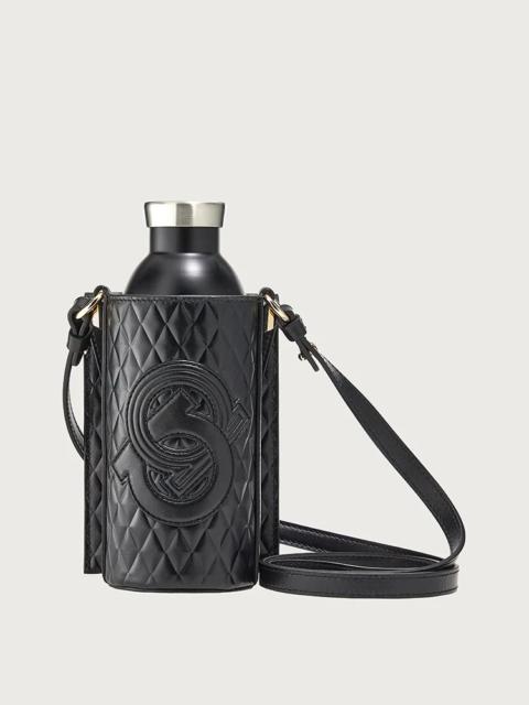 FERRAGAMO GANCINI WATER BOTTLE AND CARRY CASE