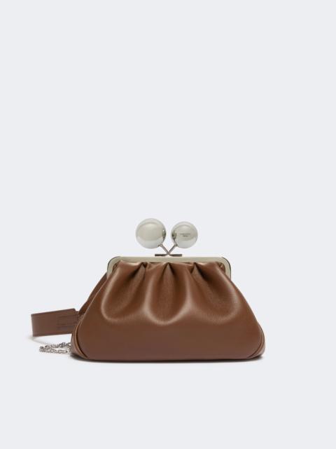 WEEKEND Max Mara CARO Medium calfskin Pasticcino Bag - BROWN