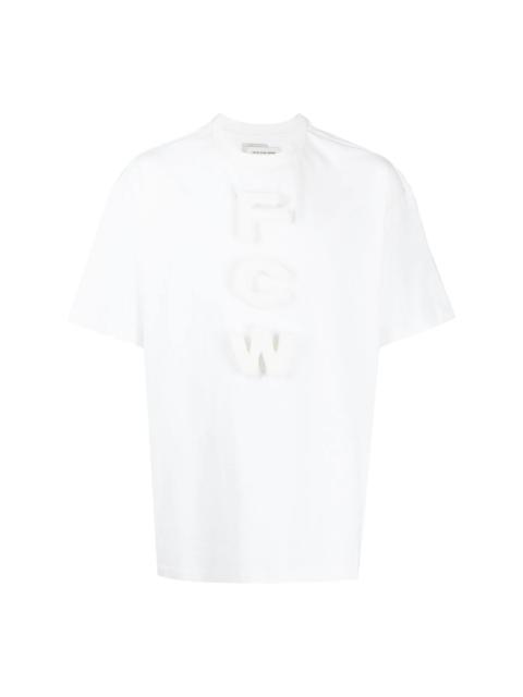 FENG CHEN WANG 3D-logo cotton T-shirt