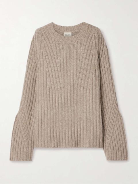 KHAITE Calvin ribbed cashmere sweater