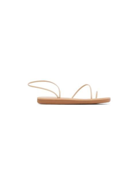 ANCIENT GREEK SANDALS Tan Kansiz Sandals