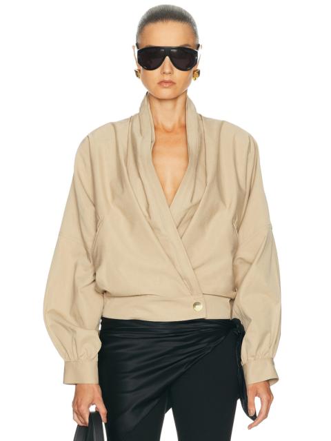 DARKPARK Franca Light Cotton Bomber Jacket