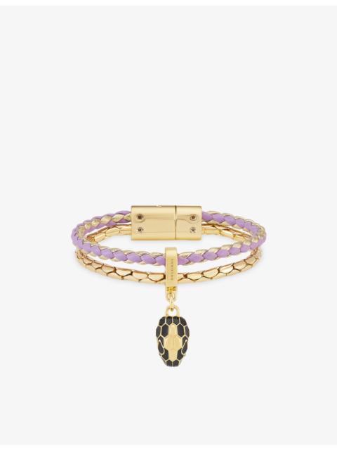 BVLGARI Serpenti Forever Leather Bracelet