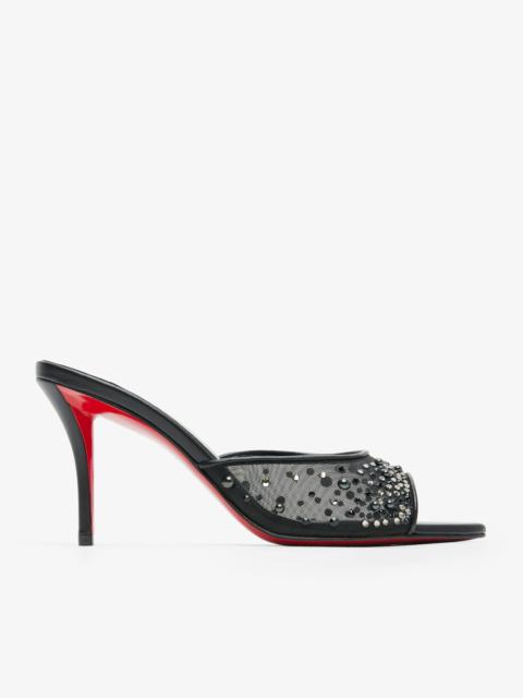 Christian Louboutin Miss Z 80 Black Strass Mules