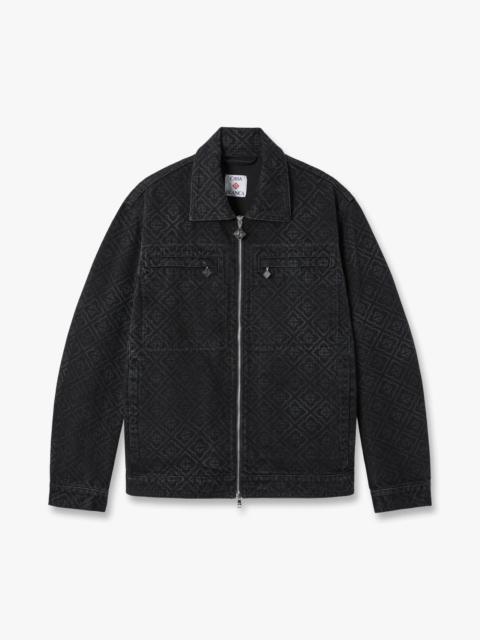 CASABLANCA Black Monogram Denim Jacket