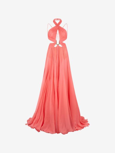 Roberto Cavalli Long Silk Dress