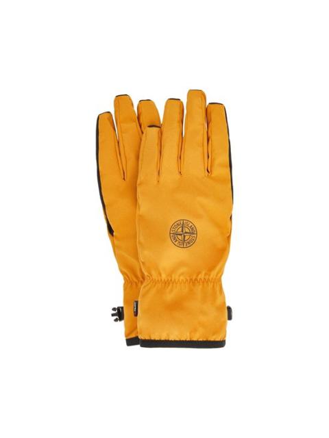Stone Island 92429 GLOVES SOFT SHELL-R_e.dye® TECHNOLOGY IN RECYCLED POLYESTER WITH POLARTEC® LINING RUST