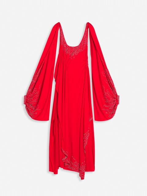 Lanvin EMBROIDERED DRESS WITH AN OPENING
