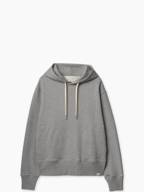 Merz b. Schwanen MERZ B. SCHWANEN HOODIE01 AUTHENTIC FLEECE CLASSIC FIT HOODIE GREY MELANGE