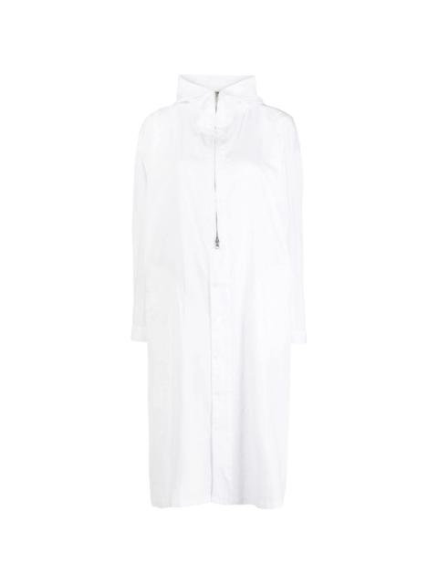 Y's long-sleeves printed cotton coat
