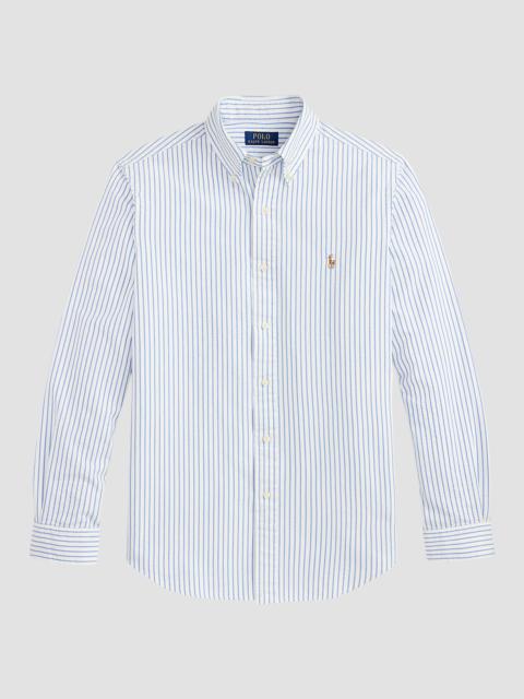 Polo Ralph Lauren Men's Seersucker Oxford Shirt - White Blue