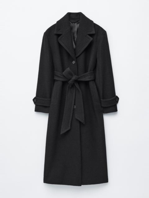 & Other Stories Tie-Belt Wool Coat