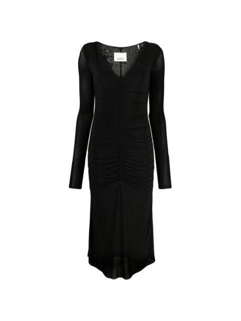 Laly ruched jersey dress