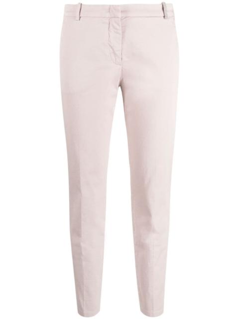 FABIANA FILIPPI mid-rise cropped stretch-cotton trousers