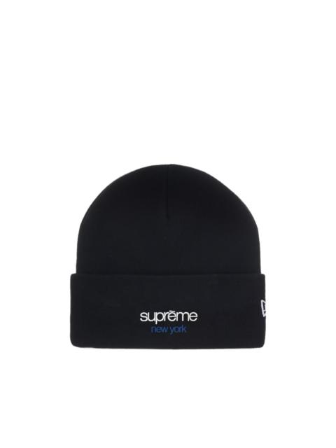 Supreme New Era New York beanie hat